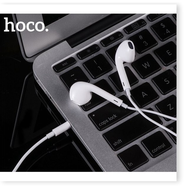Tai nghe Hoco M100 plus Jack 3.5mm tích hợp Mic và nút chỉnh Volume cho iOS &amp; Android  - SmartShop