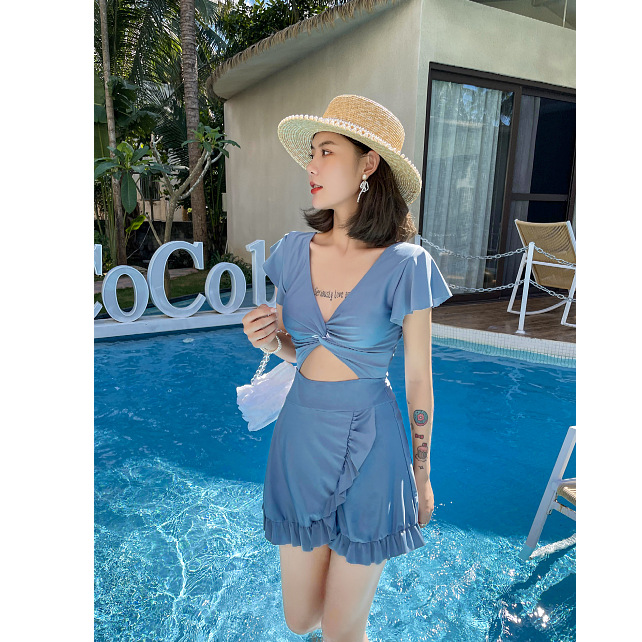 Bộ Đồ Bơi Một Mảnh Phong Cách Hàn Quốc Quyến Rũ Cho Nữ | BigBuy360 - bigbuy360.vn