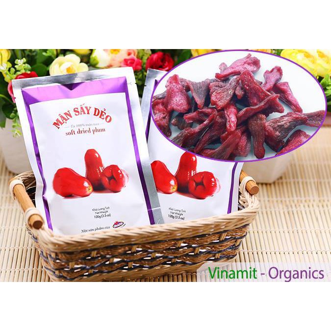 Mận sấy dẻo Vinamit 100g mận ngon mềm dẻo