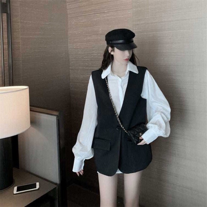 [ ORDER ] Set Vest + Áo sơ mi