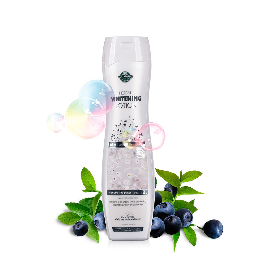 Lotion dưỡng trắng da thảo mộc Herbal Whitening Lotion Hollywood Style 275ml