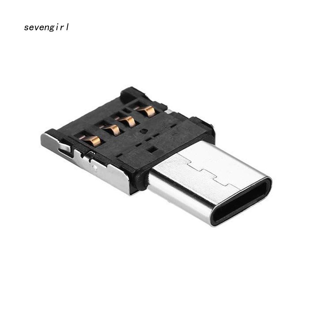 Đầu chuyển đổi Mini Type-C sang USB OTG cho điện thoại , máy tính bảng