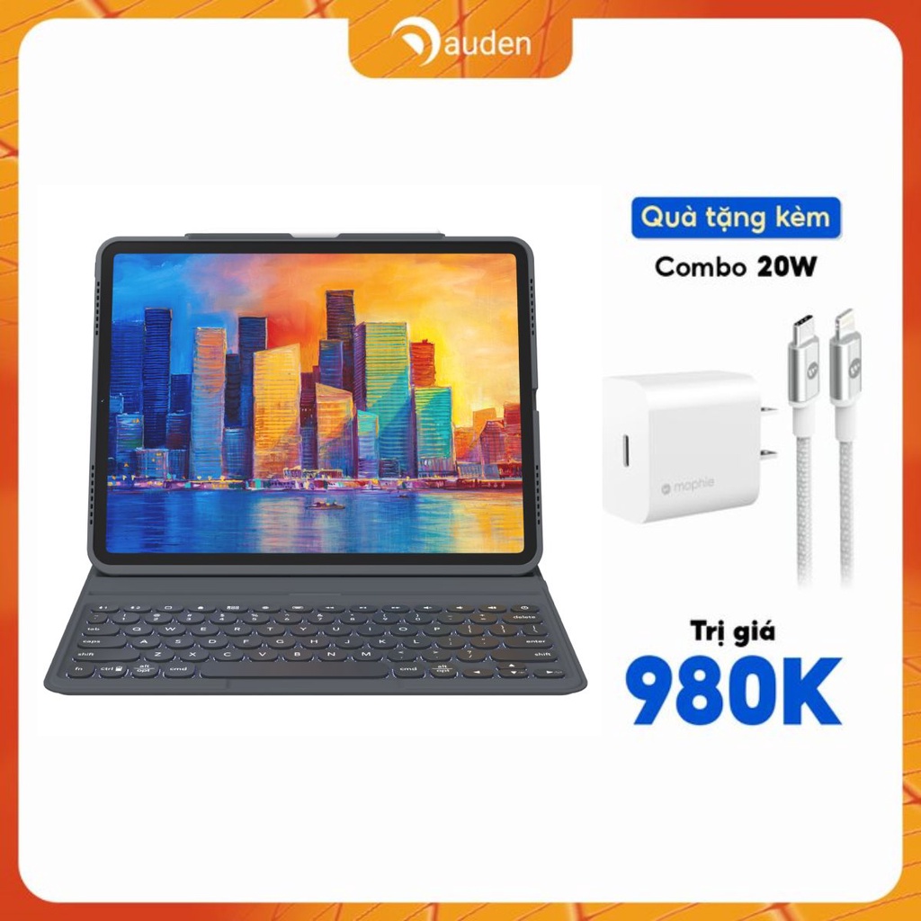 Ốp lưng kèm bàn phím ZAGG Pro Keys iPad Pro 12.9 inch 103407963 Hàng chính hãng