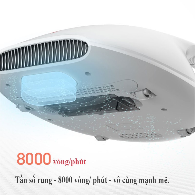 MÁY HÚT BỤI GIƯỜNG CẦM TAY DIỆT KHUẨN UV XIAOMI DEERMA CM800 - MÁY HÚT BỤI CHĂN NỆM XIAOMI CHÍNH HÃNG FULL PHỤ KIỆN