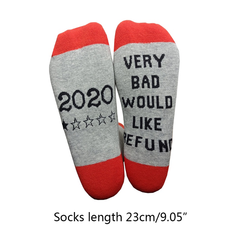 Youyo Vớ Cotton Màu Tương Phản In Chữ Very Bad Would Like Refund Vui Nhộn Thời Trang 2020 Cho Nam Và Nữ