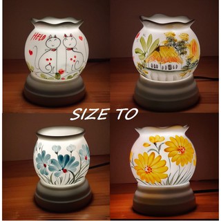 ĐÈN XÔNG TINH DẦU GỐM SỨ BÁT TRÀNG (SIZE TO)