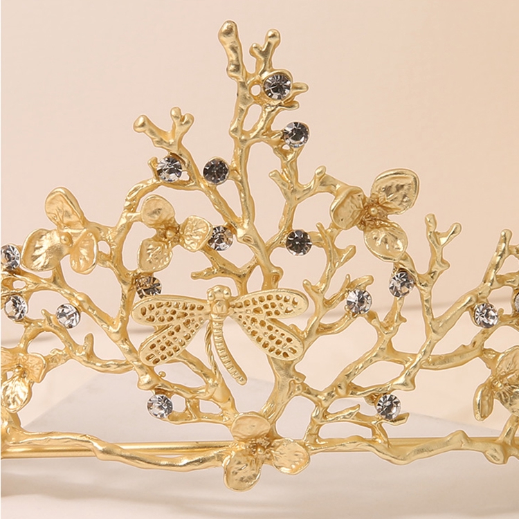 Vương Miện Mạ Vàng Sang Trọng Phong Cách Vintage