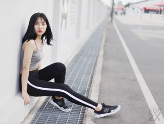 Quần legging 1 sọc to