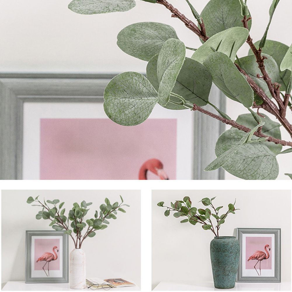 Lá Cây Bạch Đàn Nhân Tạo Nhiều Màu Trang Trí Nhà Cửa Diy