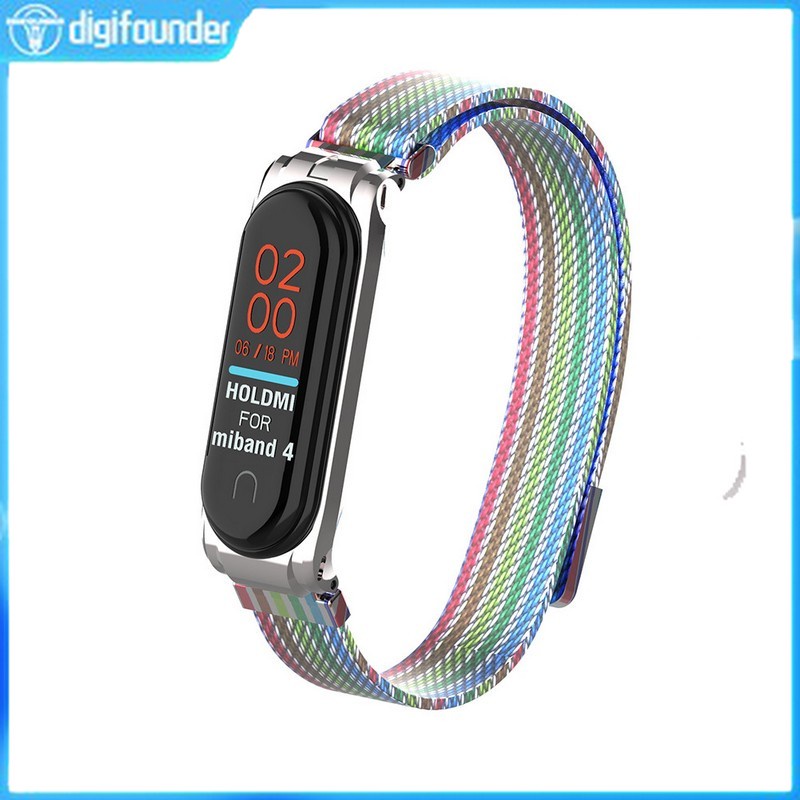 Dây đeo thay thế họa tiết bắt mắt cho đồng hồ thông minh Xiaomi Mi Band 4