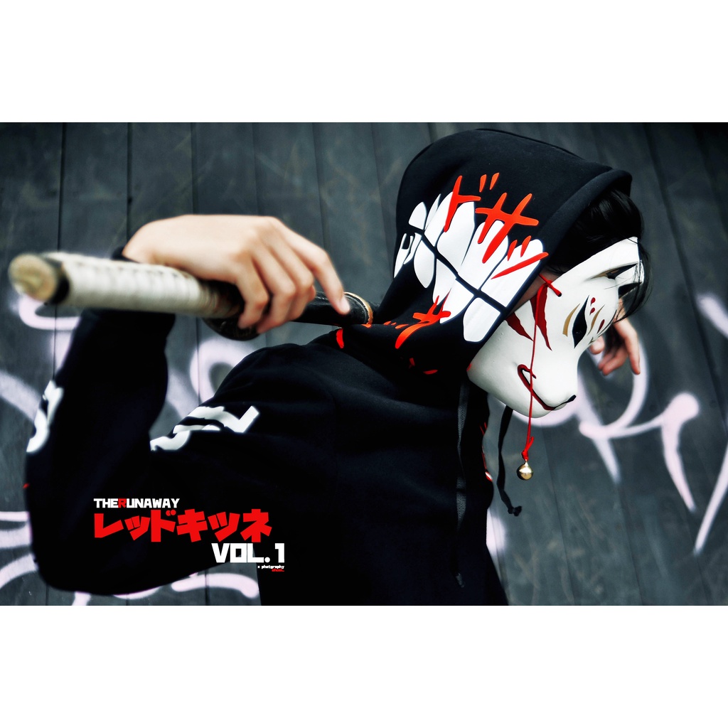 Áo Hoodie Urban Kitsune: Kaneki nỉ bông ngoại nhập by The Runaway