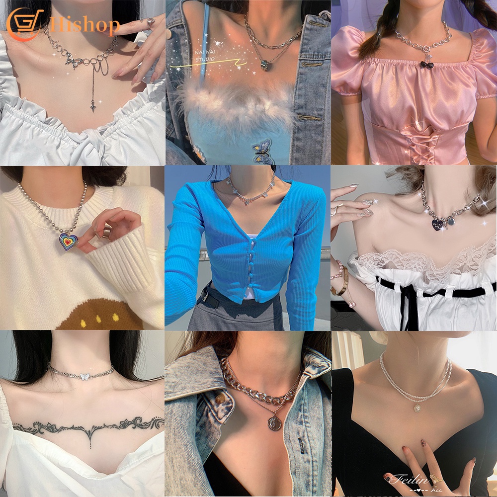 Vòng cổ choker phong cách Hàn Quốc thời trang nữ