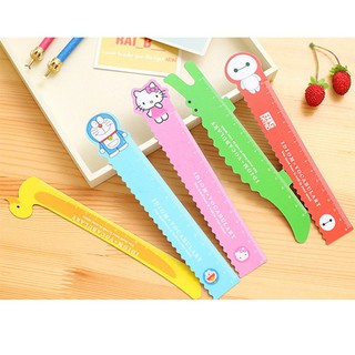[Xả kho- giá gốc] Thước uốn dẻo nhân vật hoạt hình dễ thương, thước dẻo siêu cute