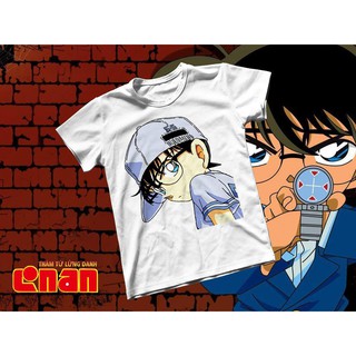 Áo thun Cotton Unisex - Anime - Conan - Conan bóng chày