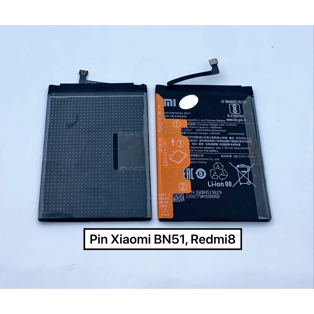 Pin Xiaomi BN51, Redmi8, Redmi8A