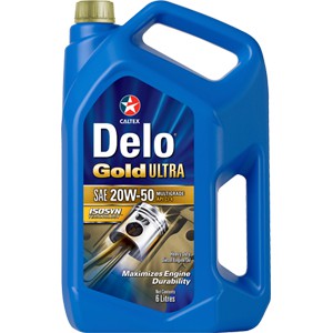 [CHÍNH HÃNG] Dầu nhớt Mỹ Delo Gold Ultra API CI-4 SAE 20W50 Can 5L