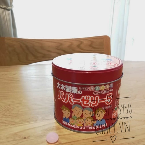 Kẹo biếng ăn cho bé Papa Jelly 5 120 viên Nhật Bản