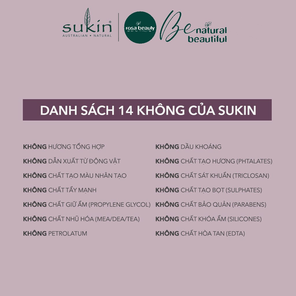 Sukin Kem Dưỡng Da Chống Lão Hóa Ban Đêm 𝗦𝘂𝗸𝗶𝗻 𝗣𝘂𝗿𝗲𝗹𝘆 𝗔𝗴𝗲𝗹𝗲𝘀𝘀 𝗥𝗲𝘀𝘁𝗼𝗿𝗮𝘁𝗶𝘃𝗲 𝗡𝗶𝗴𝗵𝘁 𝗖𝗿𝗲𝗮𝗺 𝟭𝟮𝟬𝗺𝗹 [Rosa Beauty]