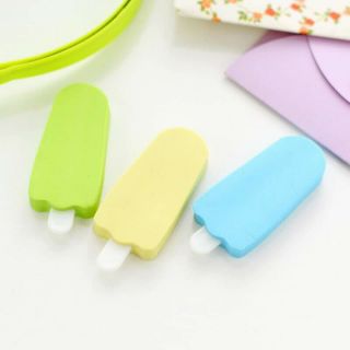 Sét 3 tẩy que kem dễ thương