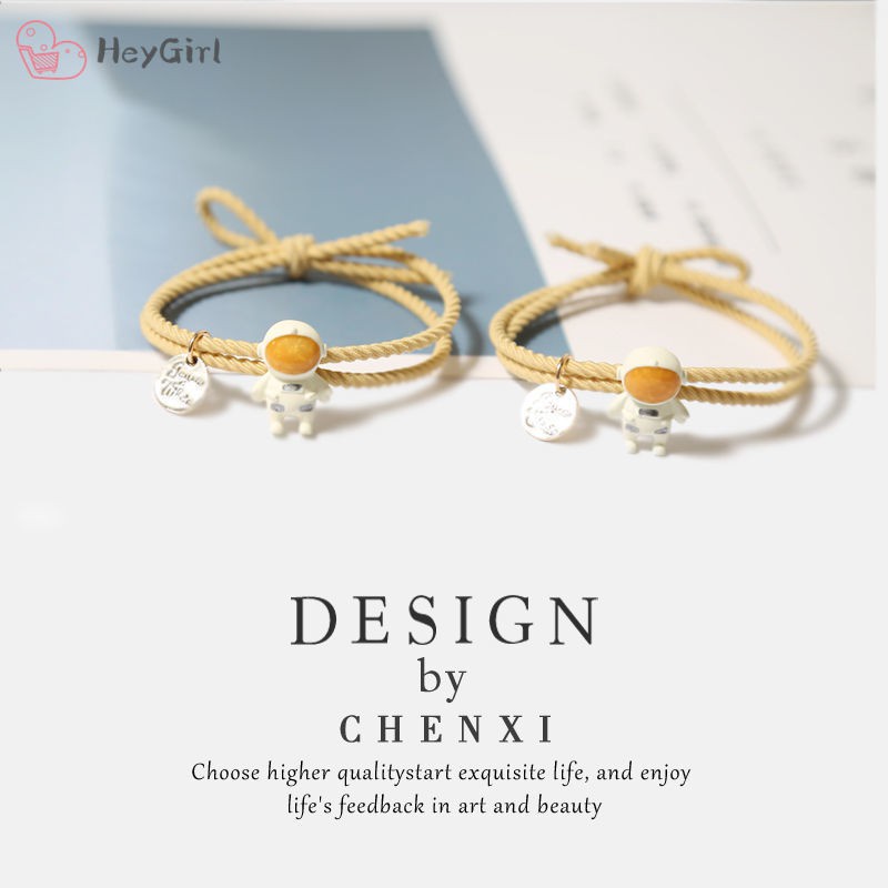 Cặp Vòng Tay Mặt Hình Phi Hành Gia Nhiều Kiểu Tùy Chọn Có Nam châm Cho Cặp Đôi