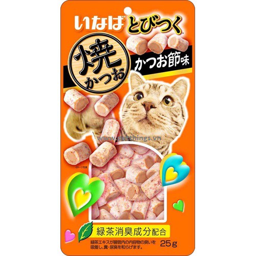 Bánh thưởng cho mèo Inaba Ciao 25g các vị