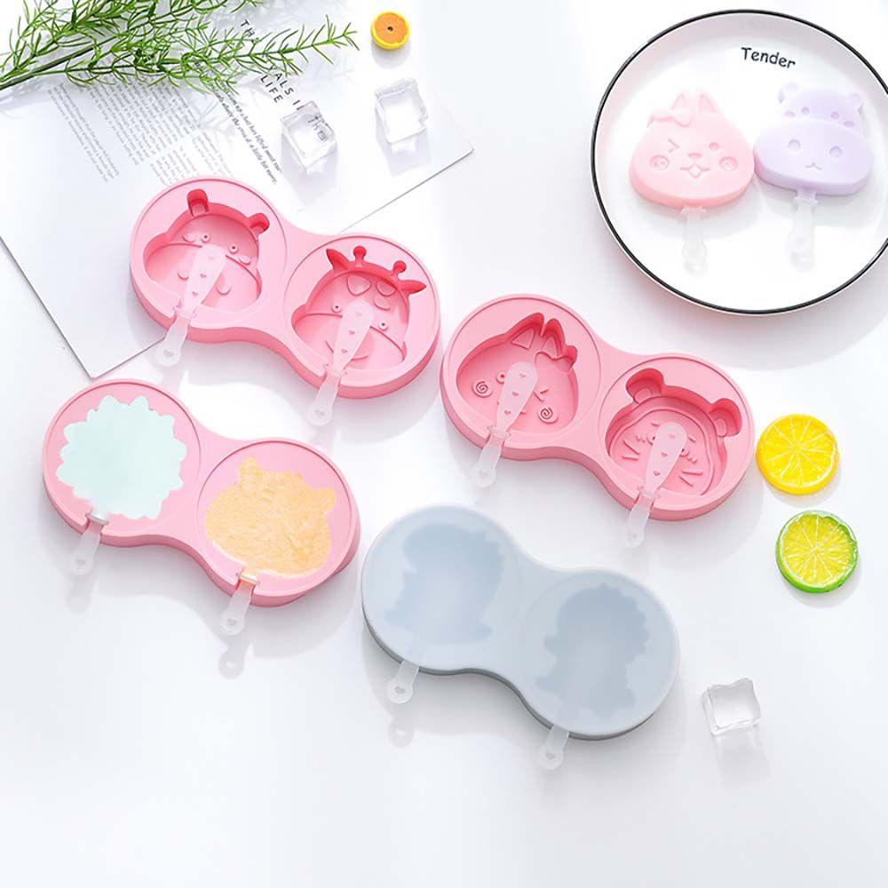 Khuôn Làm Kem Họa Tiết Hoạt Hình Dễ Thương Tiện Dụng Cho Nhà Bếp DIY