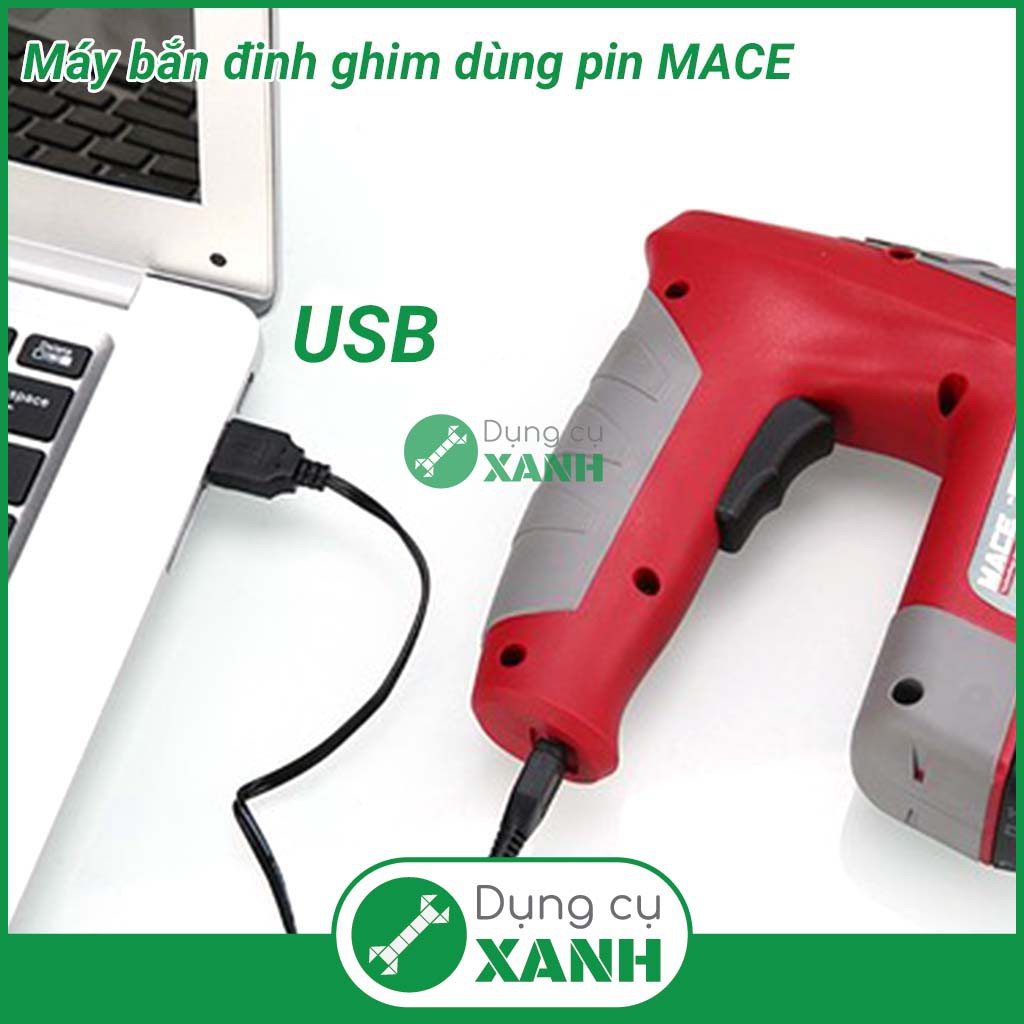 Máy bắn đinh ghim dùng pin MACE PLUS