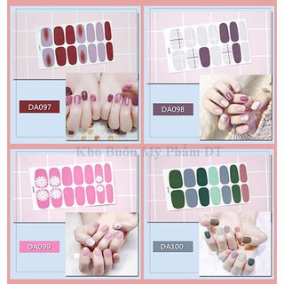 💅🏻Bộ nhãn dán móng tay trang trí 3D DA081-DA100💅🏻