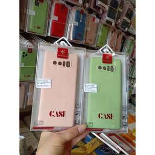 Ốp lưng dẻo màu cho Samsung Galaxy Note 8 hiệu KT Desing chống bám bẩn