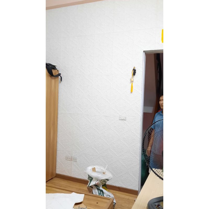 Xốp dán trường TÂN CỔ 7. khổ lớn 70X70CM CÓ KEO SẴN