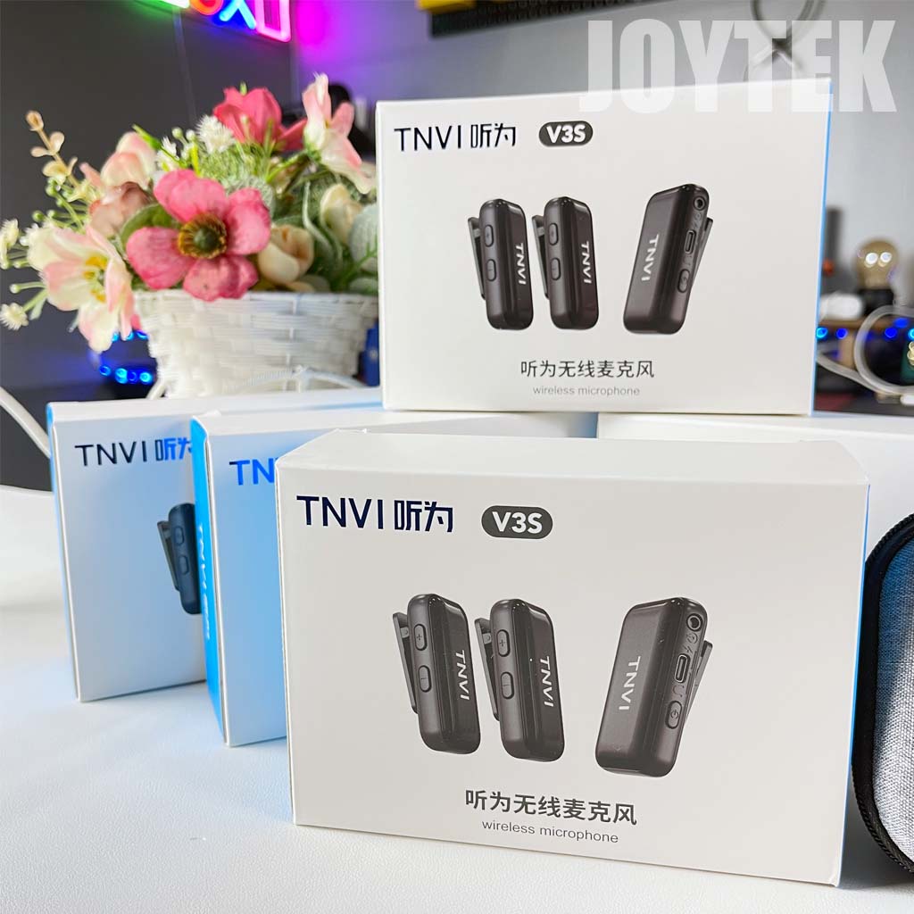 Micro livestream TNVI V3 - mic livestream kẹp áo không dây cho điện thoại máy ảnh