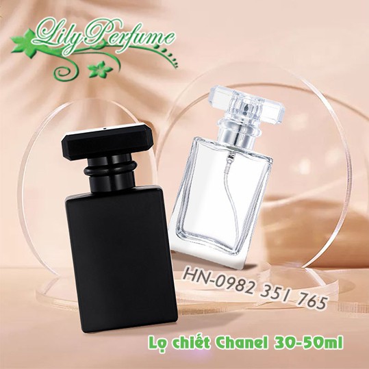 Lọ chiết nước hoa  mô phỏng Chà-neo (Chanel) 30-50ml