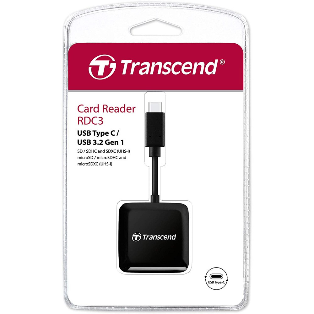 Đầu đọc thẻ nhớ Transcend USB TypeC OTG TSRDC3K