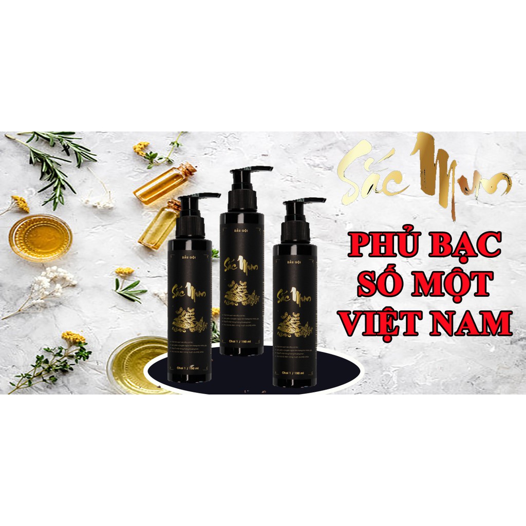 Gội Đen Sắc Mun - Chiết Xuất Từ Thiên Nhiên