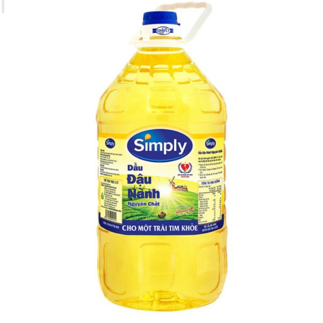 Dầu Đậu Nành Simply (5L / Chai)
