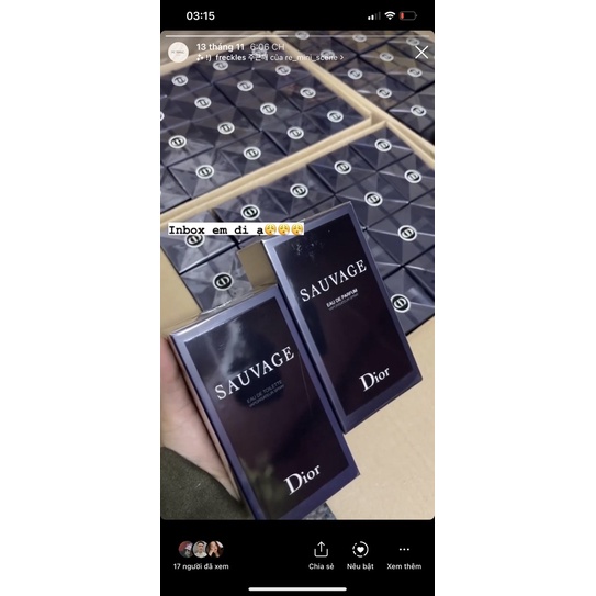 [Hàng Chính Hãng][Mẫu thử nước hoa] MoTrang Perfume Dior Sauvage | BigBuy360 - bigbuy360.vn