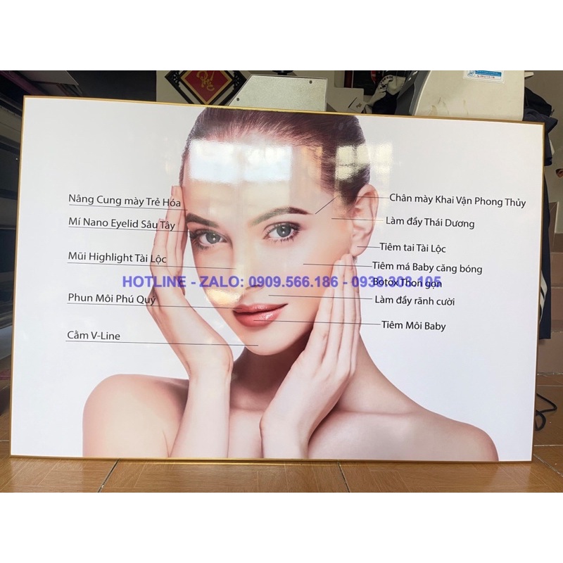 KHUNG TRANH TREO TƯỜNG SPA TIÊM FILLER - BOTOX CHO SPA THẨM MỸ VIỆN
