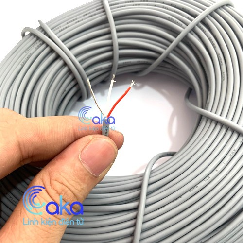 Dây chống nhiễu âm thanh 2 lõi 1 mass 28AWG (1 MÉT )