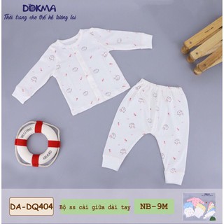 Bộ quần áo sợi tre mềm mịn cho bé từ sơ sinh Dokma DA404/DQ404