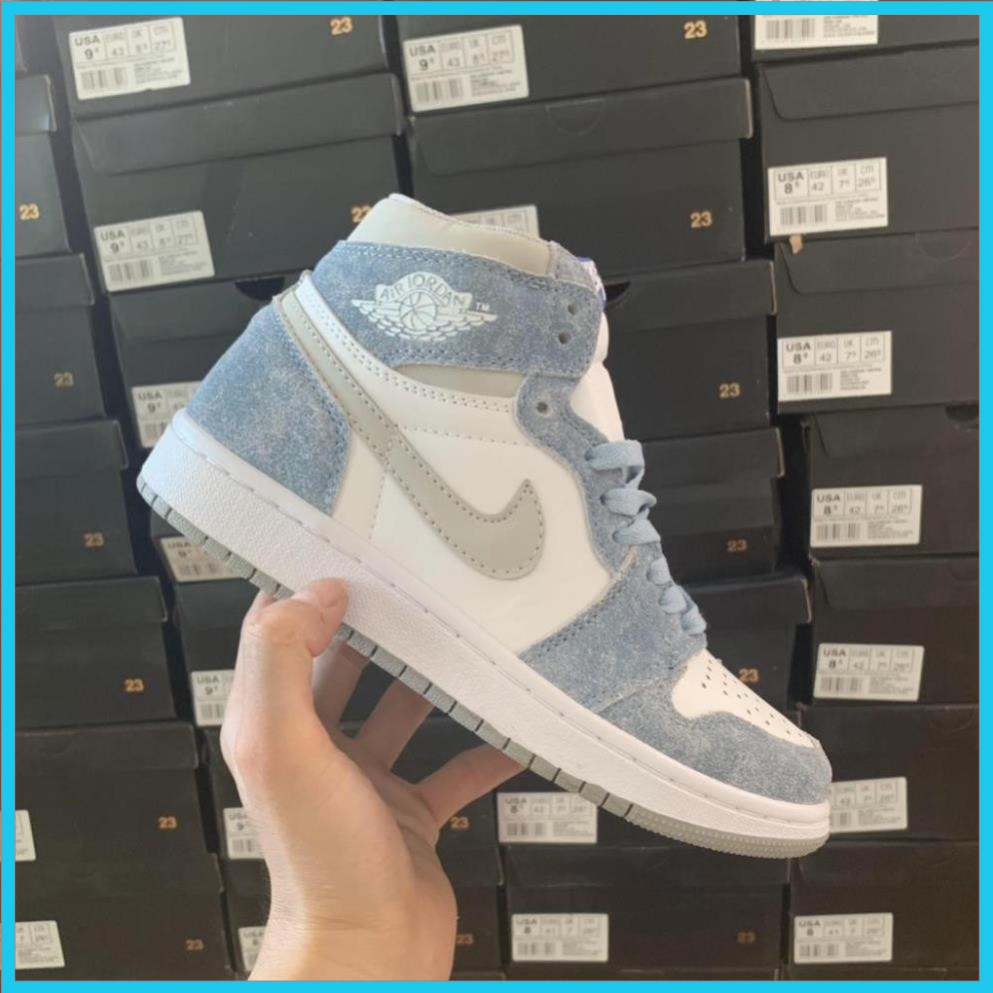 Giày 𝐉𝐨𝐫𝐝𝐚𝐧 Hyper Royal Hot Hit 2021 - Giày Thể Thao Sneaker Nam Nữ  𝐉𝐨𝐫𝐝𝐚𝐧 Cao Cổ Xanh Loang Full Bill Box