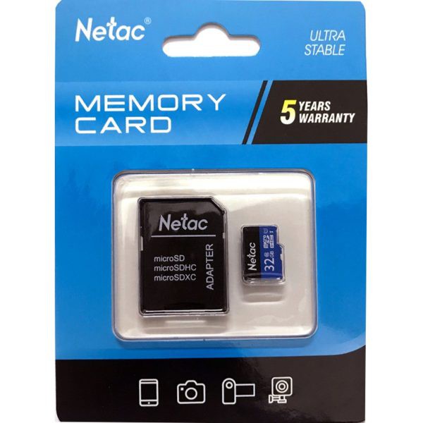 [Chính Hãng] Thẻ nhớ Netac 32GB Chính hãng - Bảo hành 5 năm