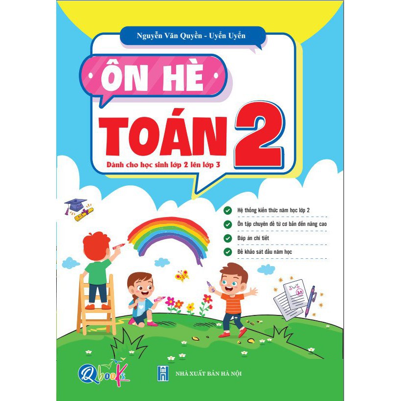 Combo Ôn Hè Toán và Tiếng Việt 2 - Dành cho học sinh lớp 2 lên 3 (2 cuốn)