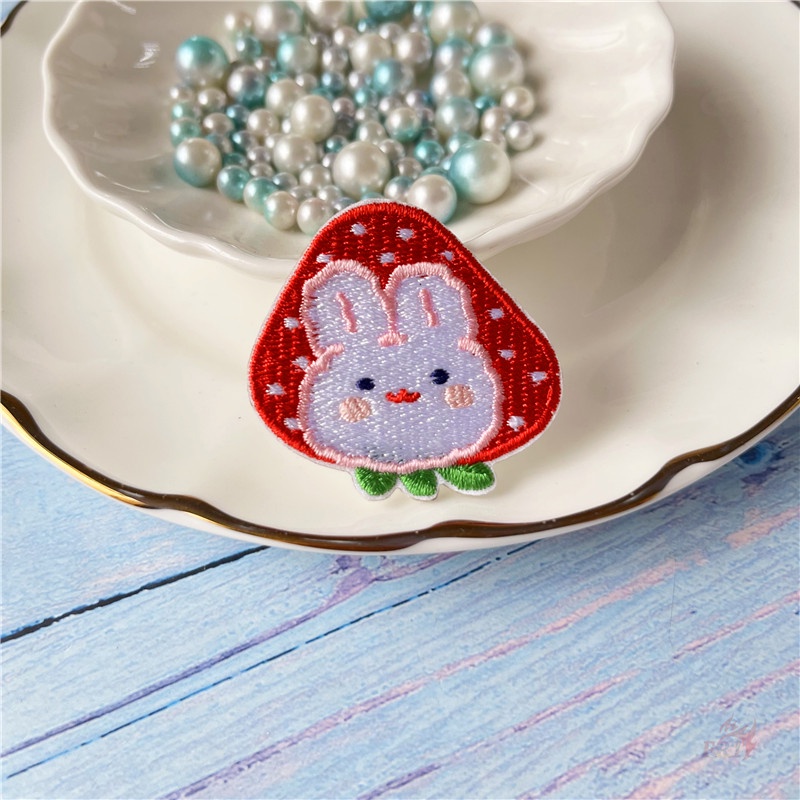 ✿ Miếng Dán Hình Thỏ/Cún/Mèo/Gấu Hoạt Hình Tự Dính ✿ 1 Sticker Ủi Thêu Hình Động Vật Dễ Thương