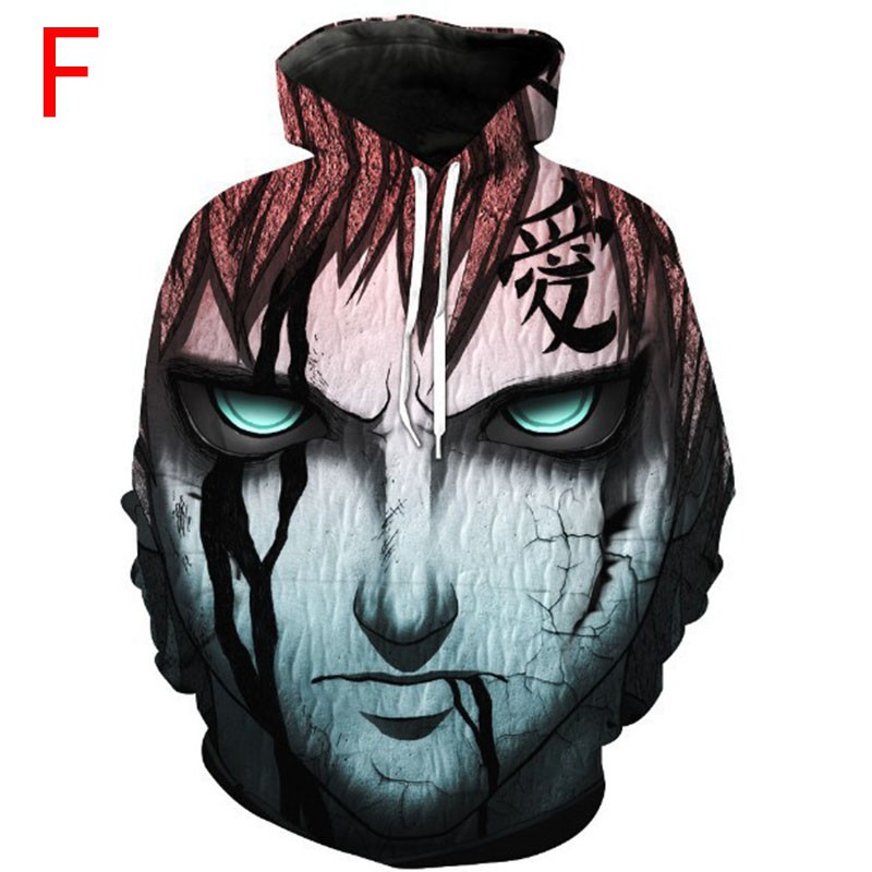 Áo hoodie tay dài in hình Anime Naruto uchiha itachi gaara | BigBuy360 - bigbuy360.vn