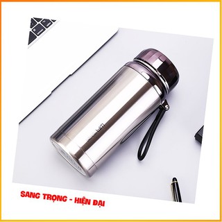 Bình giữ nhiệt giữ lạnh cao cấp thể thao dung tích lớn thép không gỉ Inox giữ nhiệt nóng