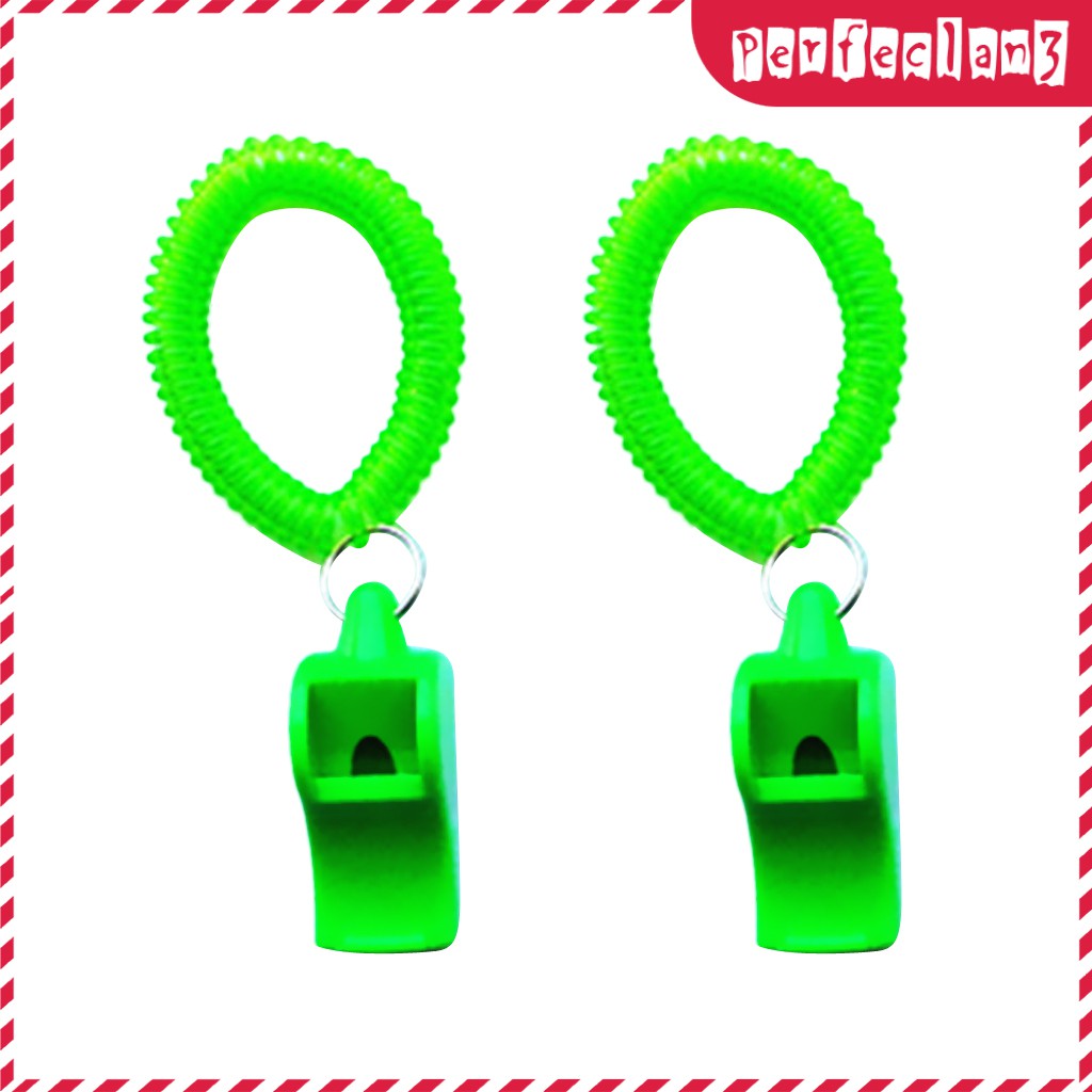 Set 2 Còi Đeo Cổ Tay Hỗ Trợ Các Trường Hợp Khẩn Cấp