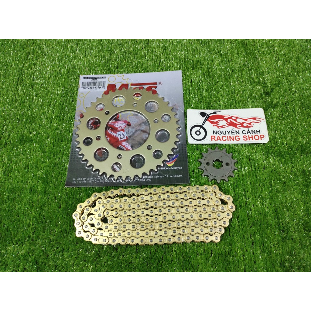 Sên+ nhông+ dĩa MCS 7ly xe exciter 150