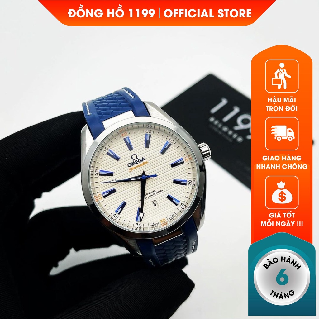 Đồng hồ nam - Đồng Hồ Cơ Dây Cao Su Bền Đẹp Mới Chống Nước Chống Xước Bảo Hành 6 Tháng 220.VN - 1199 Watches
