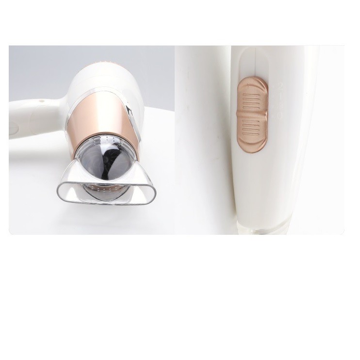 Máy Sấy Tóc Mini Kemei 6832 Với 3 Mức Sấy