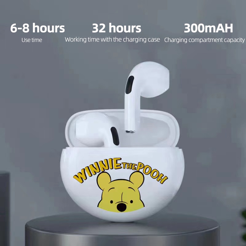 Tai nghe bluetooth Disney P1 không dây chống nước khử ồn cảm ứng thông minh có micro âm thanh hifi